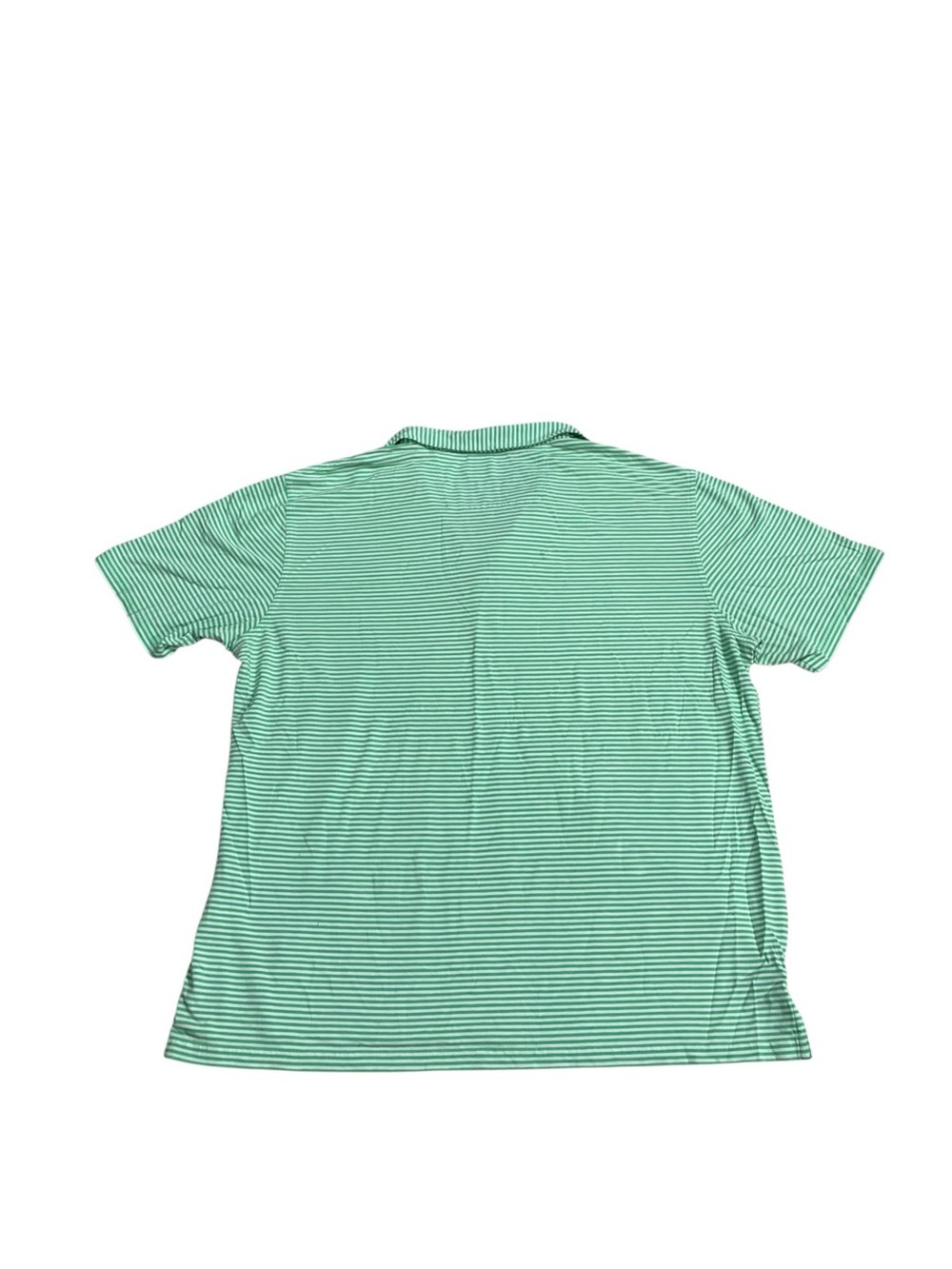 Southern Tide Skipjack Polo Men’s L Green White Stripe Pima Cotton Classic Fit - Picture 2 of 7